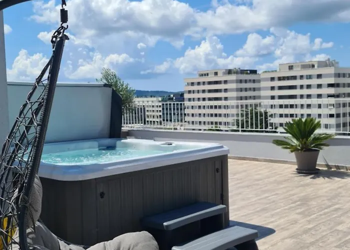 アパート Sunset Penthouse With Spectacular View And Jacuzzi *